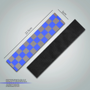 巴腾堡格纹反光条教官巡逻夜间高识别度魔术贴战术背心选配