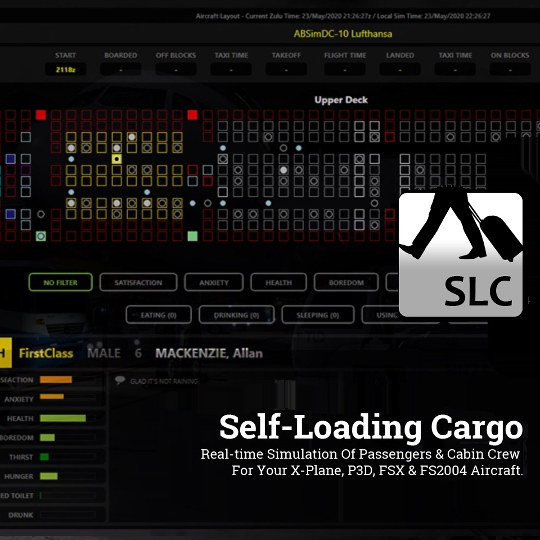 微软模拟飞行2024/2020插件 SLC虚拟乘客 客舱语音插件 包安装