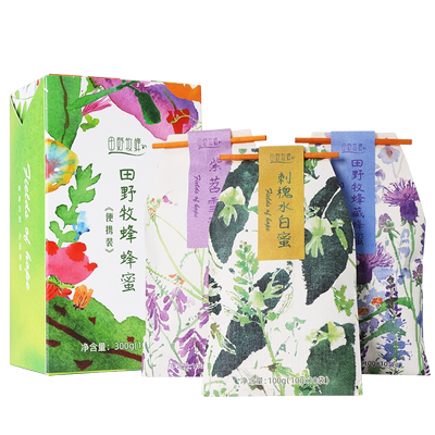 田野牧蜂天然蜂蜜小包装独立便携
