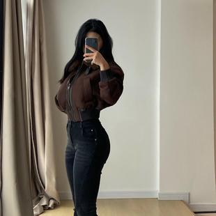 保暖厚实 皮毛一体加厚加绒外套 你伍老板娘