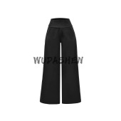 秋冬新款 设计感宽松毛呢阔腿裤 气质休闲裤 你伍老板娘