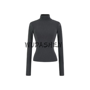 打底衫 羊毛衫 高领恒温保暖打底衫 长袖 高 修身 你伍老板娘