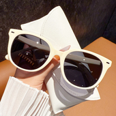 GM墨镜女高级感显白色偏光太阳眼镜可配近视带防晒显脸小网红复古