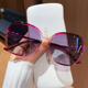 时尚 高级感大框太阳镜女紫色渐变偏光显脸小防紫外线防晒墨镜开车