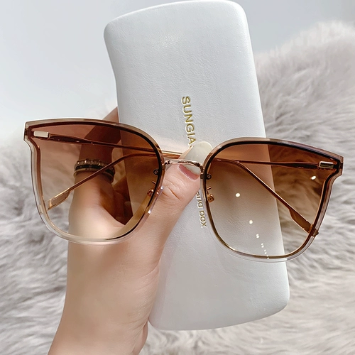 Летние солнцезащитные очки, защита от ультрафиолета, в корейском стиле, по фигуре, 2021 года