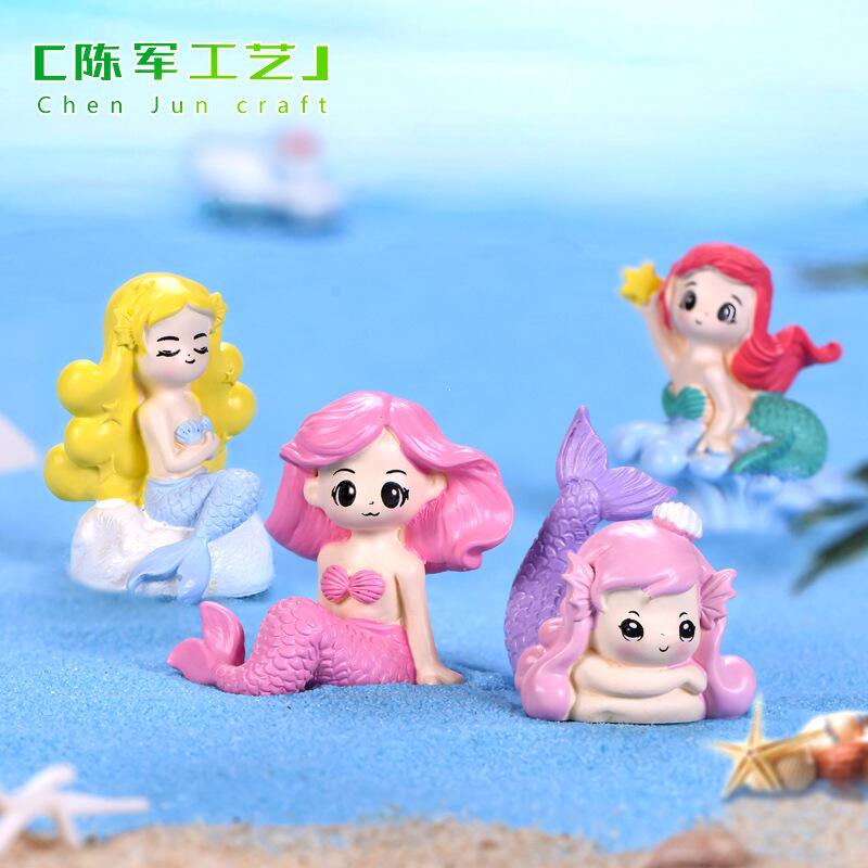 新款外贸微景观园艺美人鱼海洋沙