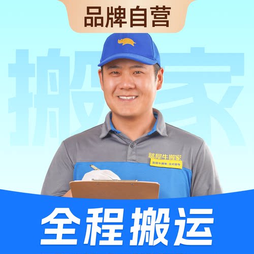优质搬家公司 蓝犀牛 家庭搬家厢货车 家具拆装 有保护 搬运