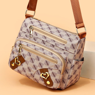 多层包包女包2026新款女士单肩包买菜斜挎包做生意包中老年妈妈包