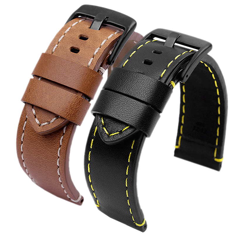 适配天梭1853速驰系列T116真皮表带T116617A男士手表配件22mm