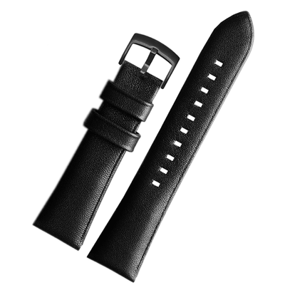 适配阿玛尼黑武士手表AR60012 60011 60013男士商务真皮表带22mm