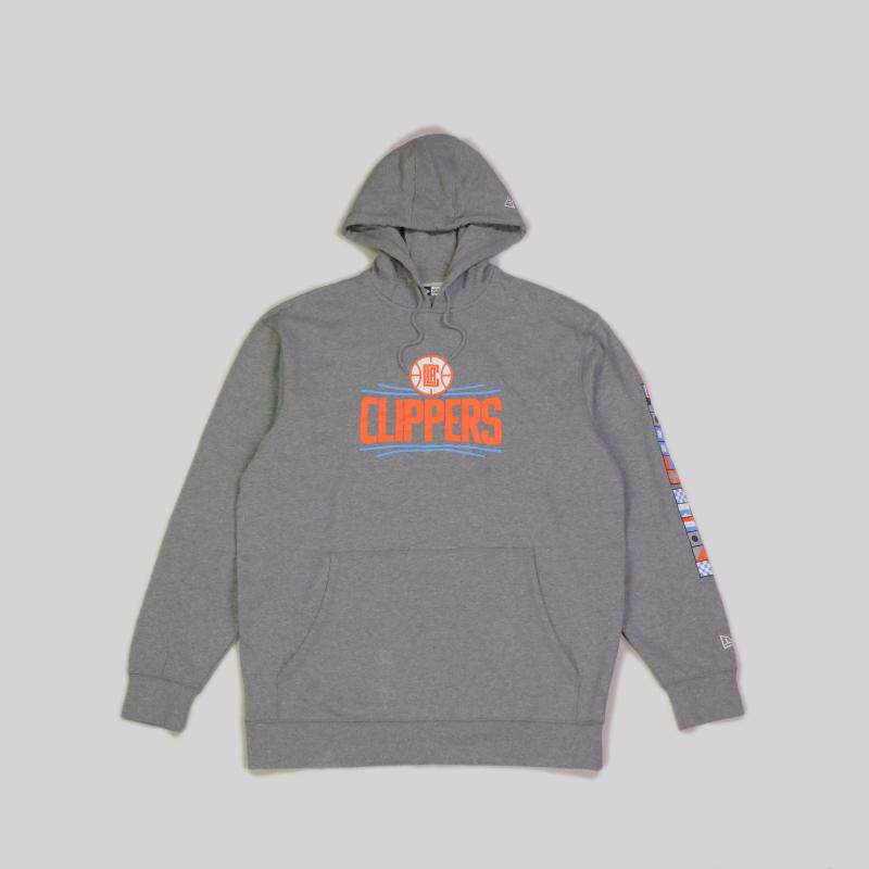 刁蛮公主  男士nba快船队logo有帽长袖卫衣e-3