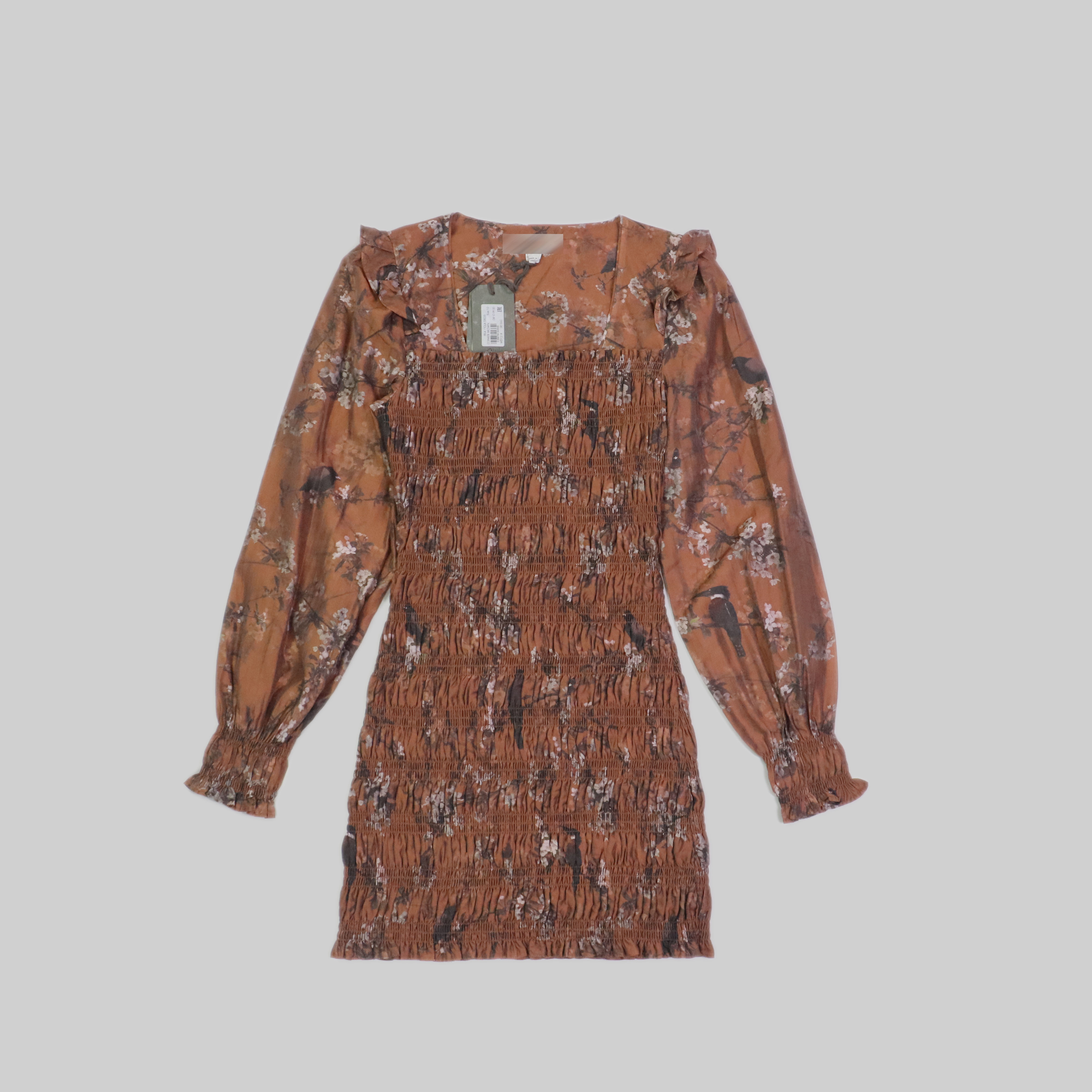 刁蛮公主 女士方领大弹力绉绗贴身短连衣裙C-3