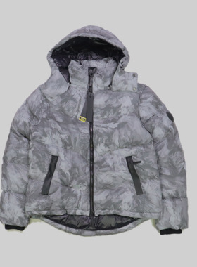 刁蛮公主 男士银灰色防风抗水THERMORE内胆面包两用背心/棉服1-1