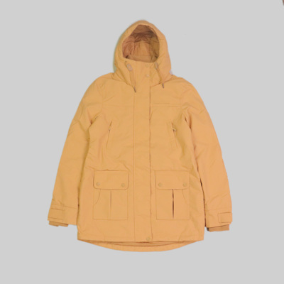 刁蛮公主 女士防风抗水立领有帽长袖全开襟拉链派克式冲锋衣K-1