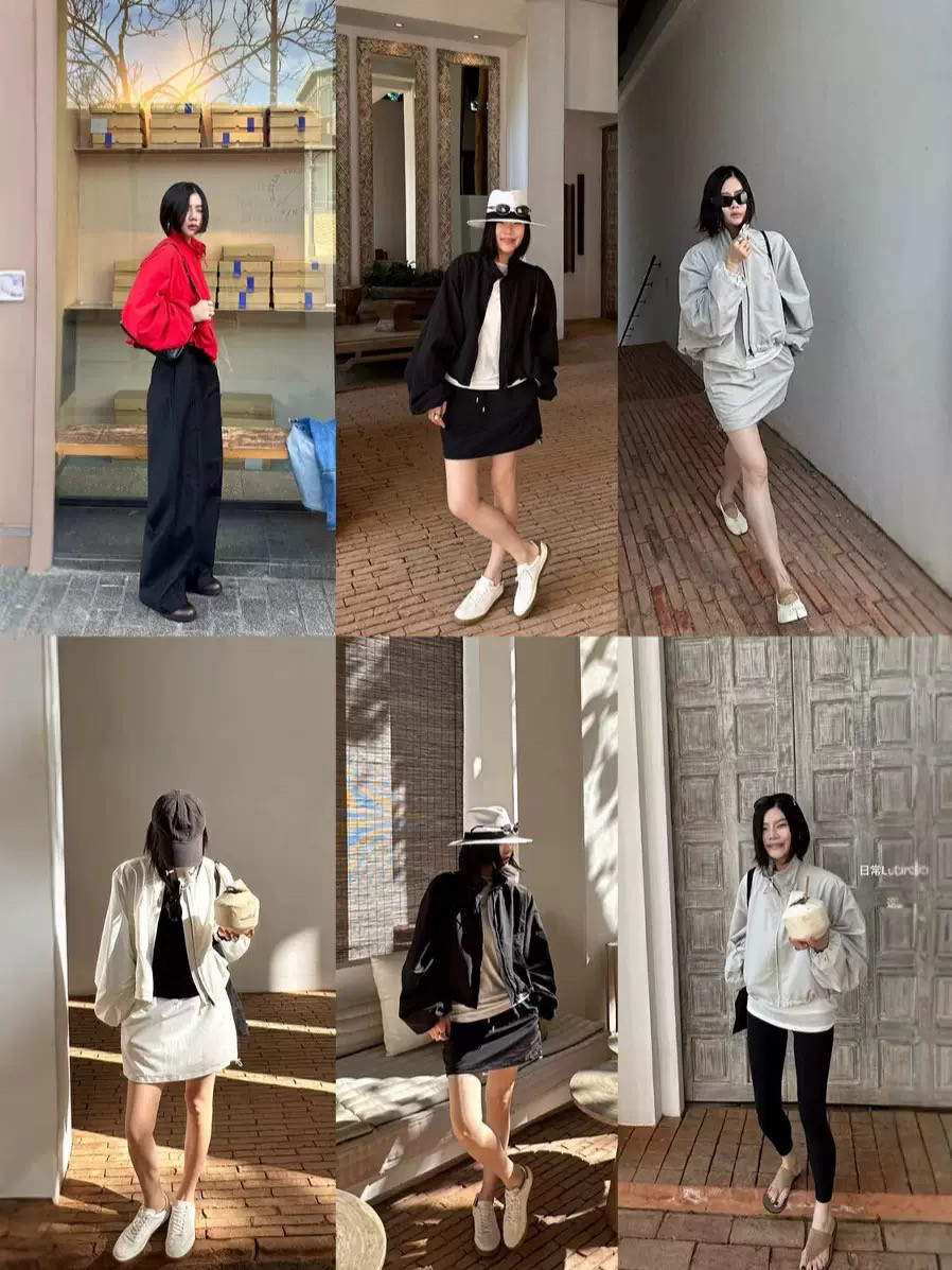 特价238ONIVINTAGE春上新轻户外蝙蝠袖休闲短外套 女抽绳收腰