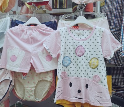 清仓转行儿童纯棉睡衣卡通可爱