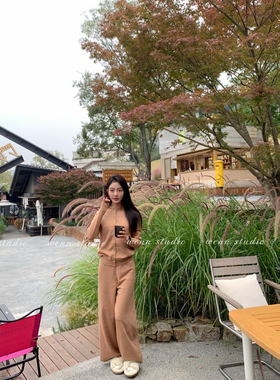 居家舒适感 lorapian*柔和色调 抗起球高弹舒适套装