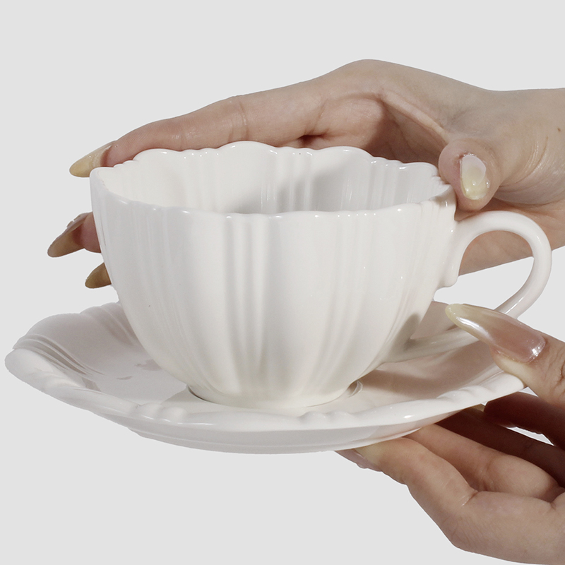 咖啡杯陶瓷咖啡杯子高档精致咖啡杯女士个人专用特别好看的咖啡杯