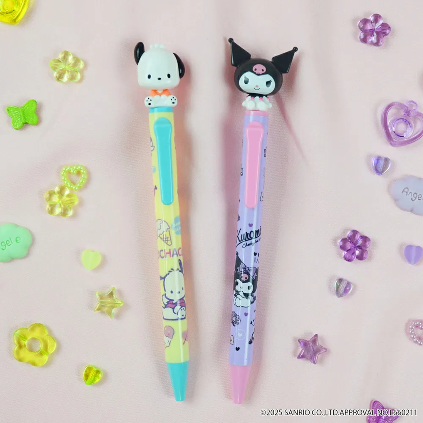 日本制 funbox三丽鸥摇摇人偶限定款头可转动立体公仔圆珠笔