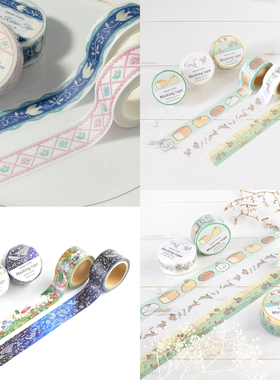 日本papier platz联名alacarudou森山冰糖兔子纸胶带手帐素材