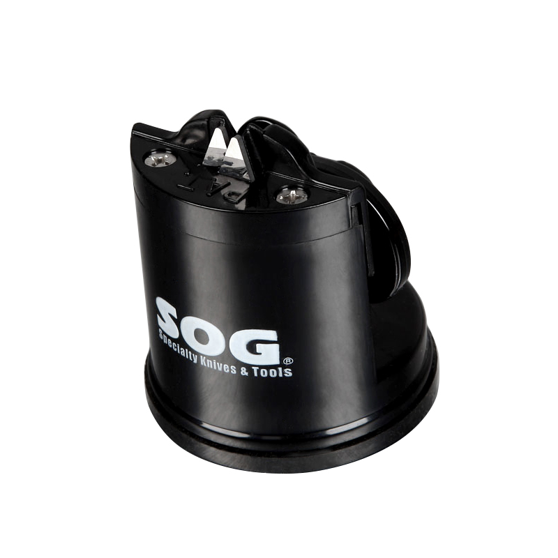 SOG索格磨刀器磨刀石SH02便携式V型金刚石磨刀器 带固定底座