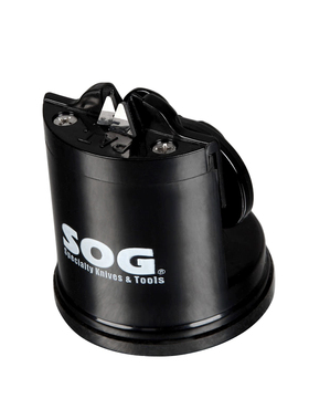 SOG索格磨刀器磨刀石SH02便携式V型金刚石磨刀器 带固定底座