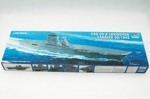 小号手 05608 拼装航母模型 1/350美国列克星敦号航空母舰 CV-2