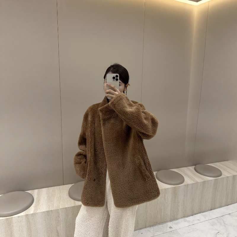 摩登197纯绵羊毛宽松休闲外套