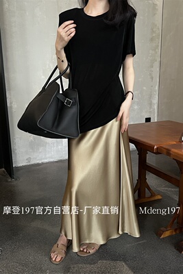醋酸薄款女百搭短袖摩登mdeng197