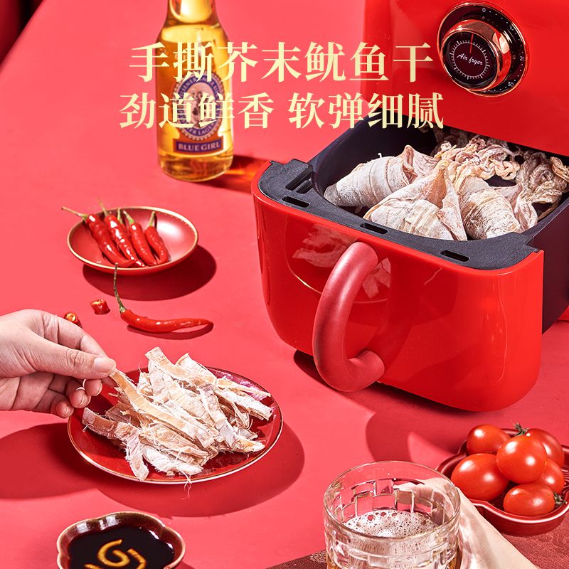 鱿鱼干货烧烤专用淡干手撕芥末鱿鱼须大小尤鱼干手撕北海芥末鱿鱼