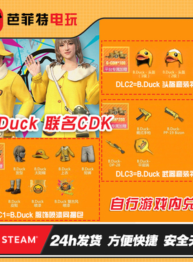PUBG绝地求生小黄鸭皮肤套装CDK兑换码吃鸡DUCK联名限定礼包返厂