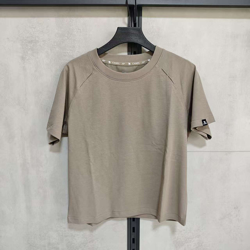 H26MZ15031骆驼商场同款2026新款夏季半袖女运动透气速干短袖T恤
