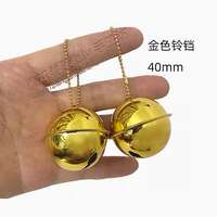 Golden and silver bell sound, big tiger mouth, one-character large pet cat cosplay prop, Christmas decoration DIY thumbnail 5