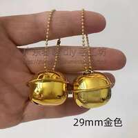Golden and silver bell sound, big tiger mouth, one-character large pet cat cosplay prop, Christmas decoration DIY thumbnail 3