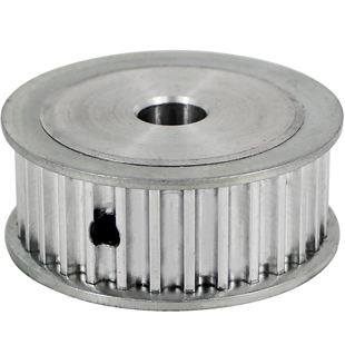 外径40.42 铝合金同步轮HTPA26S5M150 S5M26齿 圆孔顶丝 槽宽1