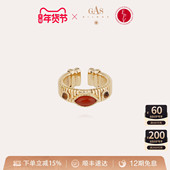 GASBIJOUX珈思艺术家系列戒指高级轻奢时尚 法国进口 小众