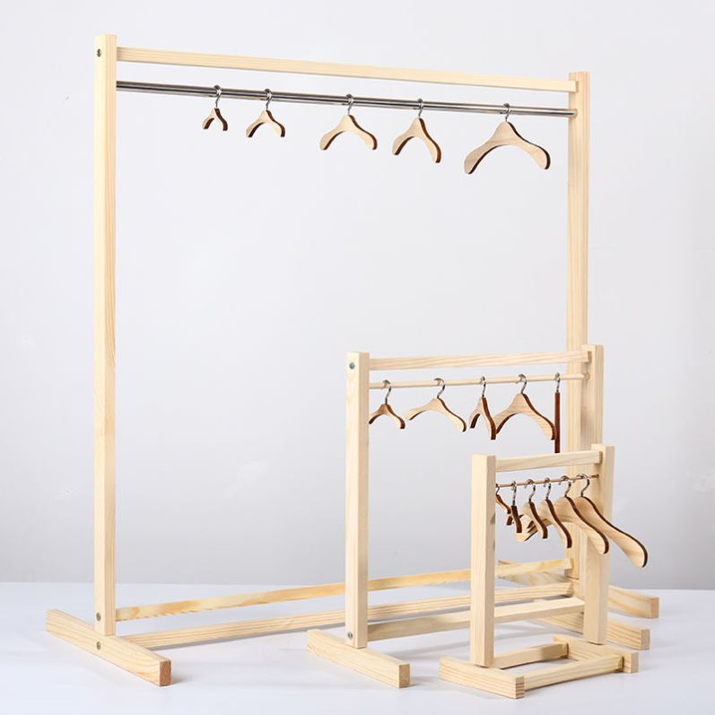 宠物衣架狗狗衣柜猫咪衣帽架小衣服收纳架宠物落地衣架衣帽架实木