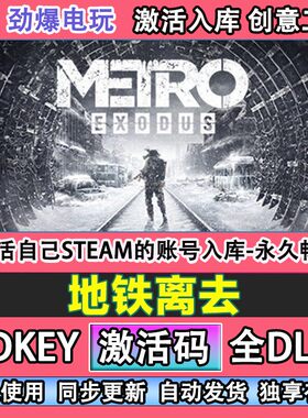 地铁离去steam游戏 Metro Exodus 激活码cdk入库全DLC游戏
