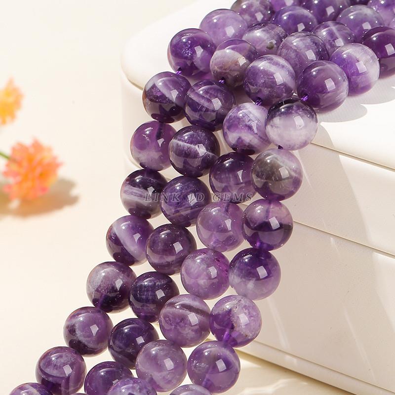 The jewels, the natural dream purple pearls hand-in-hand diy