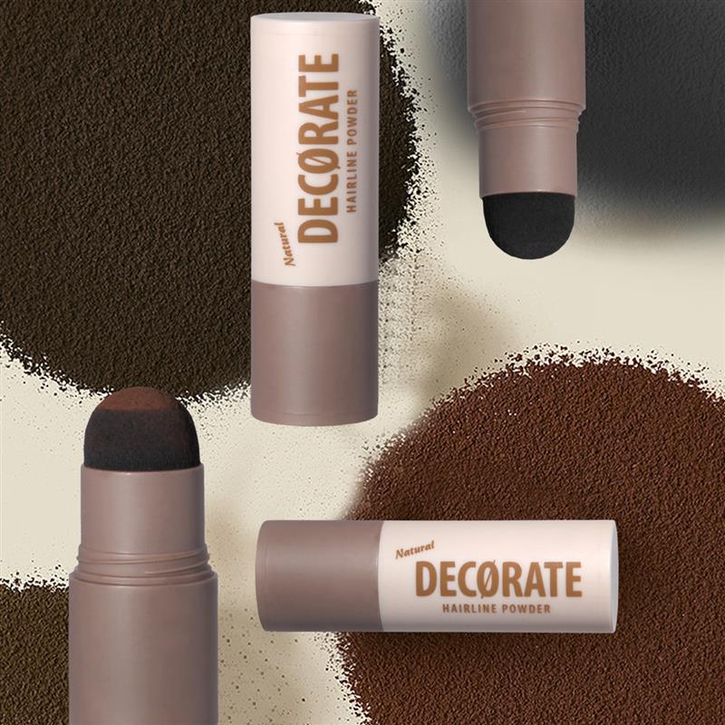 Its natural to decorate hairline powder. Its not easy to w