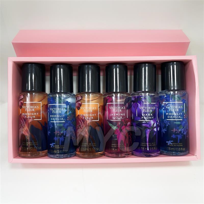 Vito perfume 6 packs perfume body spray 6PCS gift box