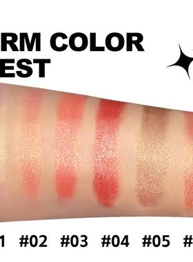 Colored, six-coloured beaded beads with flashy lips to keep