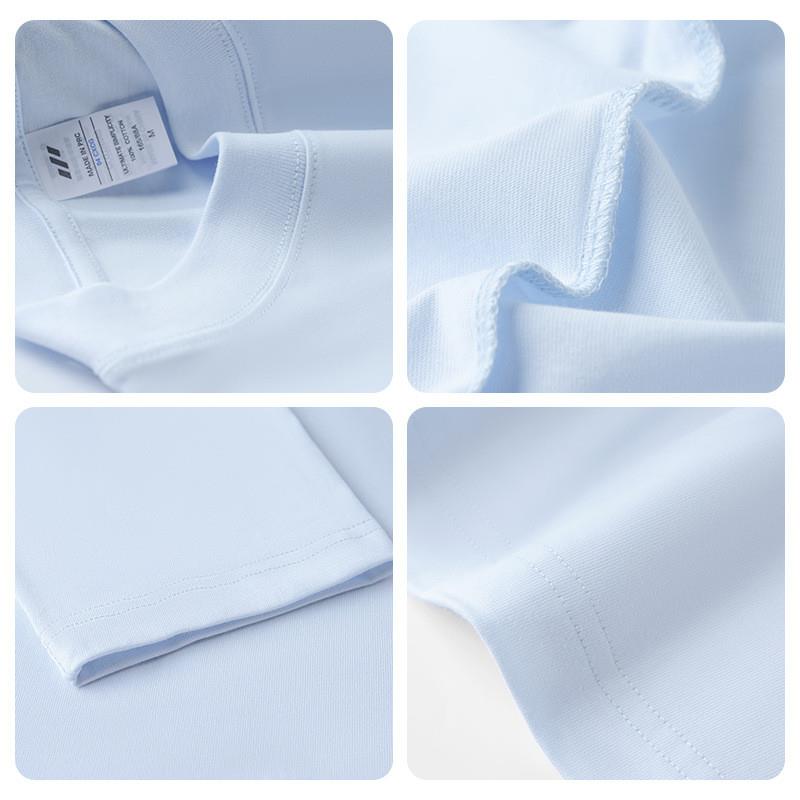 230 grams of combed cotton for both men and women with a whi