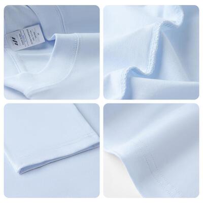 230 grams of combed cotton for both men and women with a whi