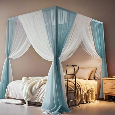 Three-opened, 2025 pairs of sarcophagus bed nets, bedside be