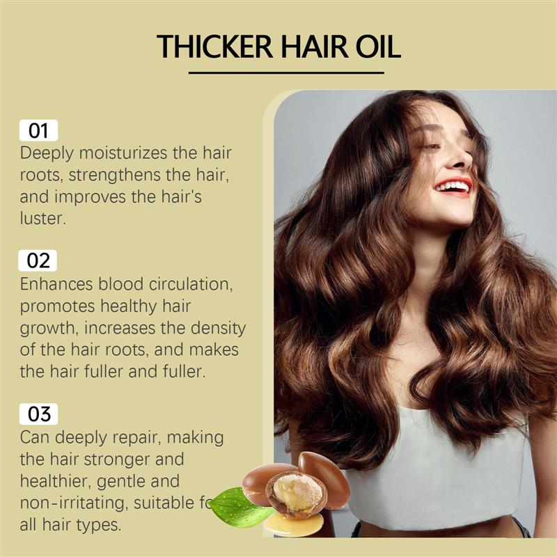 Vegetable hair-friendly oil suit, nutrients to improve hairy