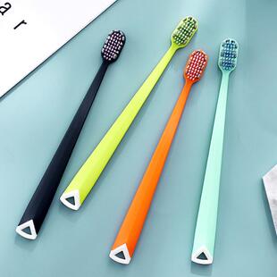 The wide-headed super soft-coloured adult toothbrushed creat