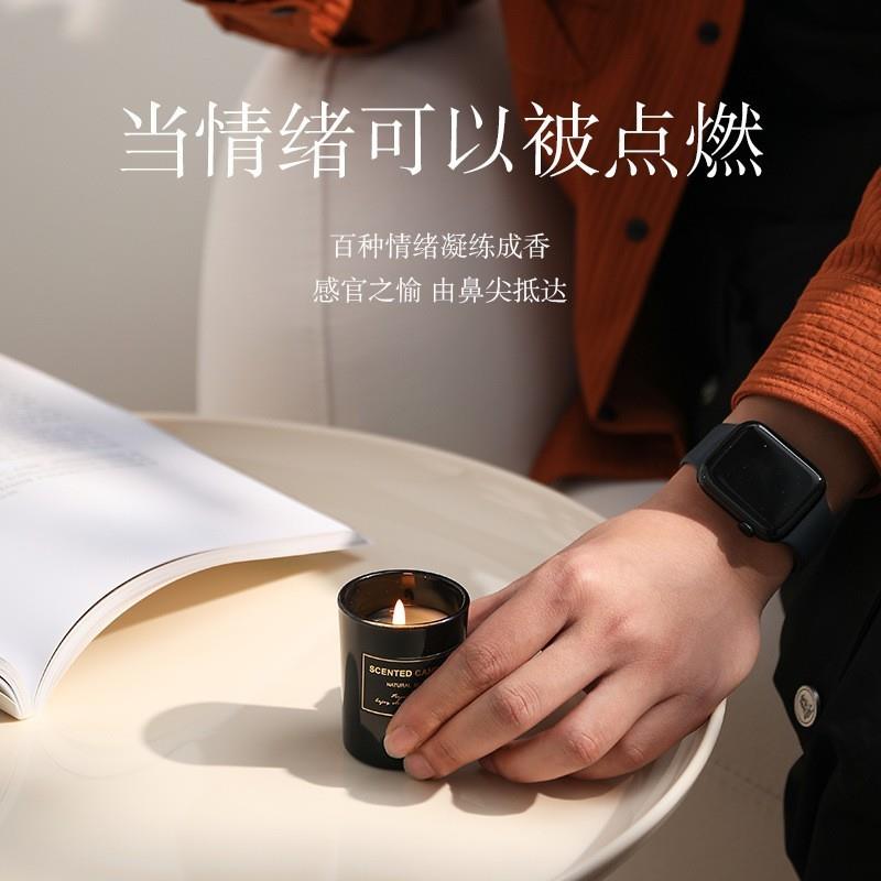 Its a fancy birthday gift for a candle and a golden glass.