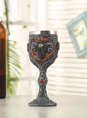 The Euro-Fag Head Highfoot Cup is creative, stainless and st