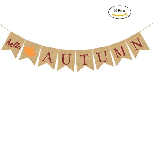 Autumn mabra-tailed banner   Autumn flag